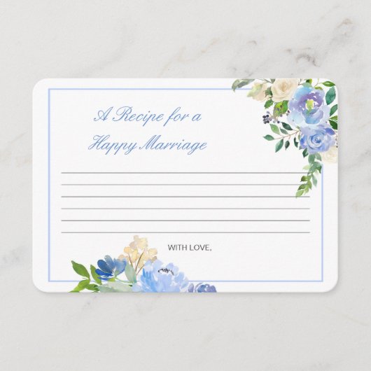 幸せな結婚カードのレシピを編集可能 エンクロージャーカード (正面)