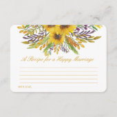 幸せな結婚カードのレシピを編集可能 エンクロージャーカード (正面)