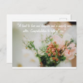 幸せな結婚カード ポストカード (正面/裏面)