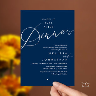 幸せな結婚式のディナー ロマンチックなウェディングパーティー 招待状