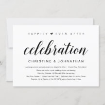 幸せな結婚式の後日譚 ウェディングエロープメントパーティー