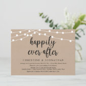 幸せな結婚式の後、極上の挙式パーティー 招待状 (スタンド正面)