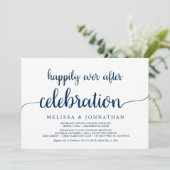 幸せな結婚式の記念すべき日 お祝いの発表 招待状 (スタンド正面)