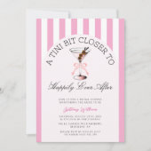 幸せな結婚式へのカウントダウン ブライダルシャワー 招待状 (正面)