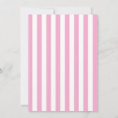 幸せな結婚式へのカウントダウン ブライダルシャワー 招待状 (裏面)