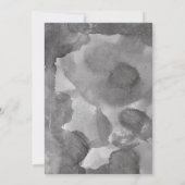 幸せな結婚式後の披露宴 招待状 (裏面)