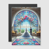 幸せな結婚式 マグネットカード (正面/裏面)