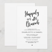 幸せな結婚後のブランチ, 結婚式の翌日 招待状 (正面/裏面)