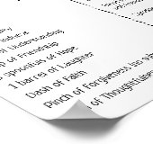 幸せな結婚生活の秘訣 新婚夫婦 レモン ポスター (角)