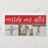 幸せな結婚生活を営むための簡単な脚本3 フォトウェディング シーズンカード (正面)