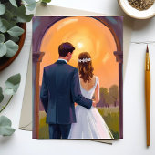 幸せな結婚生活を おふたりのウェディングカード