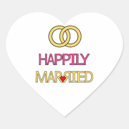 幸せな結婚生活 ハートシール