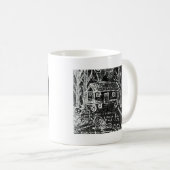 幸せな結末または壊れたハートに コーヒーマグカップ (正面右)