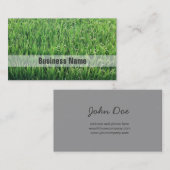 幸せな緑の米分野があって下さい 名刺 (正面/裏面)