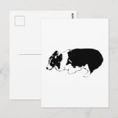 幸せな羊飼いからの挨拶 ポストカード (正面/裏面)