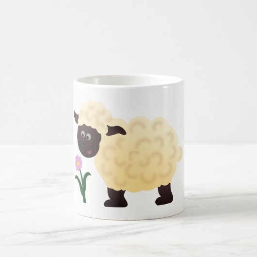 幸せな羊 コーヒーマグカップ (中央)