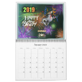 幸せな翼の聖域のカレンダーの基金調達者 カレンダー (1月 2026)