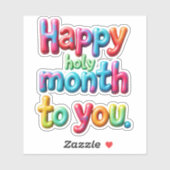 幸せな聖なる月 シール (シート)