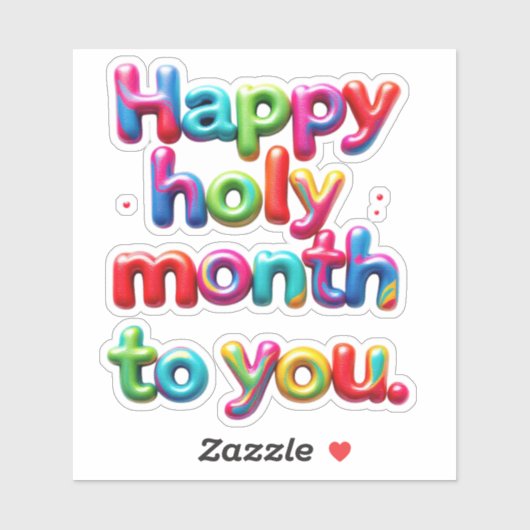 幸せな聖なる月 シール (シート)