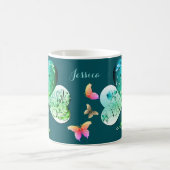 「幸せな聖パトリックの日を過ごす」シャムロック コーヒーマグカップ (中央)