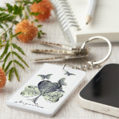 "幸せな聖パトリックの日を過ごす" Recoleta Shamrock キーホルダー (正面右)