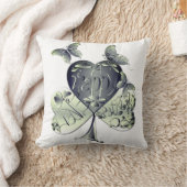 "幸せな聖パトリックの日を過ごす" Recoleta Shamrock クッション (ブランケット)