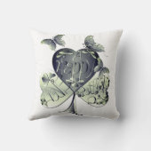 "幸せな聖パトリックの日を過ごす" Recoleta Shamrock クッション (裏面)