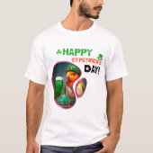 幸せな聖パトリックの日！ – アイルランドの幸運と笑い Tシャツ (正面)