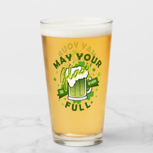 幸せな聖パトリックの日 グリーンビールで乾杯 タンブラーグラス