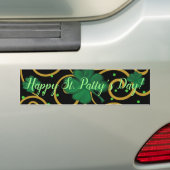 幸せな聖パトリックの日 バンパーステッカー (車上)