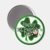 幸せな聖パトリックの日! マグネット (正面/裏面)