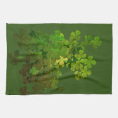 幸せな聖パトリックの日、幸運 キッチンタオル (横)