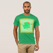 幸せな聖パトリックの日。買今 Tシャツ (正面フル)