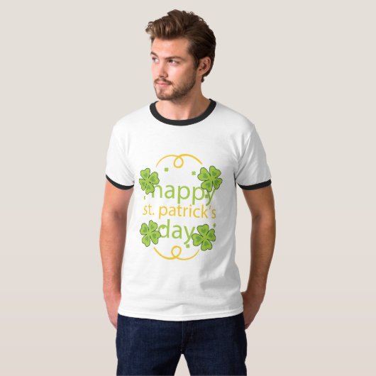 幸せな聖パトリックの日! Tシャツ (正面フル)