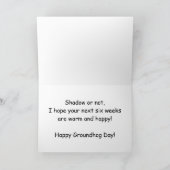 幸せな聖燭節カード カード (内部)