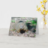 幸せな聖燭節カード カード (黄色い花)