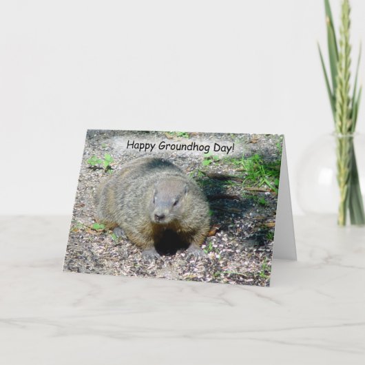 幸せな聖燭節カード カード (正面)