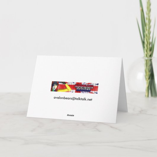 幸せな聖燭節、 カード (裏面)