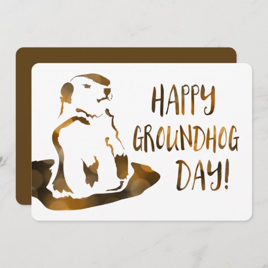 幸せな聖燭節 招待状 (正面/裏面)