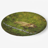 幸せな聖燭節! 紙皿 (アングル)