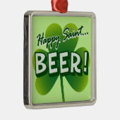 幸せな聖者… ビール! メタルオーナメント (右)