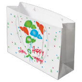 幸せな肝数珠バルーン移植 ラージペーパーバッグ (裏面アングル)