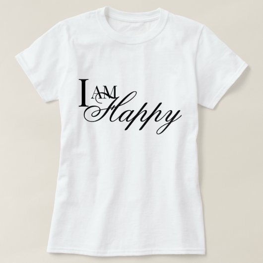 幸せな肯定メッタ・プレイヤーTシャツ Tシャツ (デザイン正面)