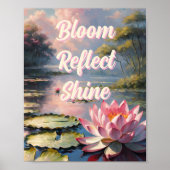 幸せな肯定、良い雰囲気 ポスター (正面)