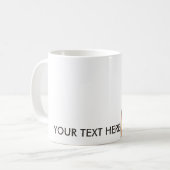 幸せな脂肪質のオレンジ猫 コーヒーマグカップ (正面左)