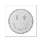 幸せな自己スタンプ セルフインキングスタンプ (デザイン)