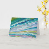 幸せな色による挨拶状 カード (黄色い花)