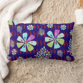 幸せな色の枕 ランバークッション (ブランケット)