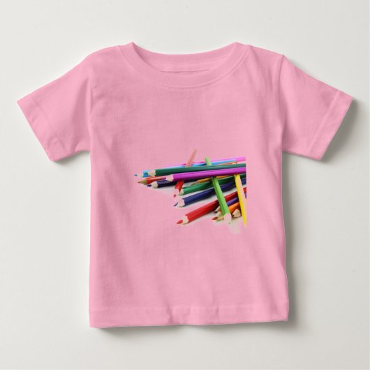 幸せな色合い ベビーTシャツ (正面)
