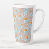 幸せな花々 カフェラテマグ (右)